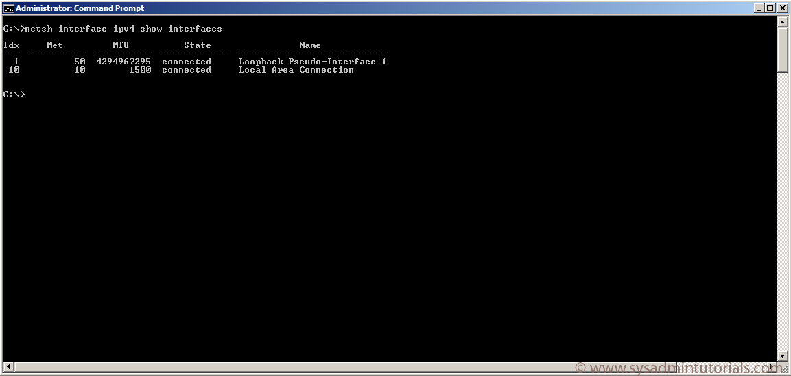 Windows 2008 R2 MTU